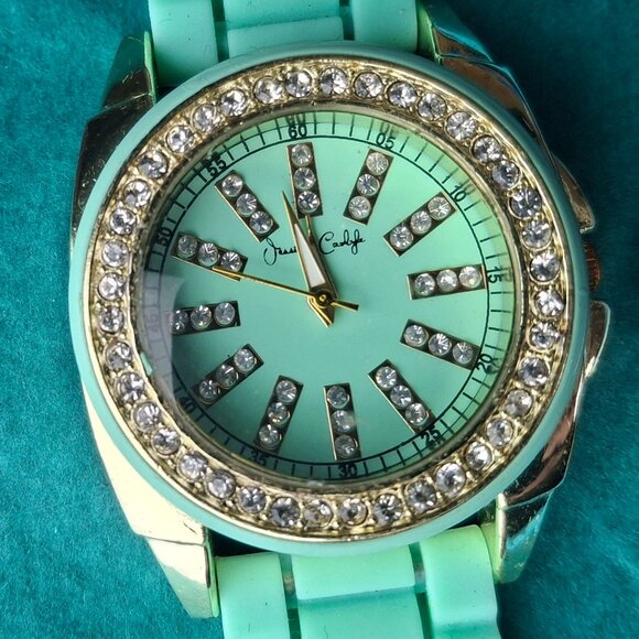 2/15$ Lot of 3 untested colorful watches geneva, fossil - Picture 2 of 5